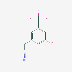molecular formula C9H5F4N B1302404 3-Fluoro-5-(trifluoromethyl)phenylacetonitrile CAS No. 239087-12-8