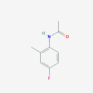 molecular formula C9H10FNO B1302411 N-(4-fluoro-2-methylphenyl)acetamide CAS No. 326-65-8