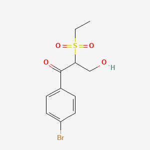 1-(4-Bromophenyl)-2-(ethylsulfonyl)-3-hydroxypropan-1-one