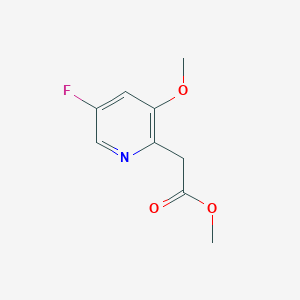 methyl 2-(5-fluoro-3-methoxypyridin-2-yl)acetate