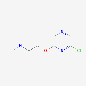 2-((6-Chloropyrazin-2-yl)oxy)-N,N-dimethylethanamine