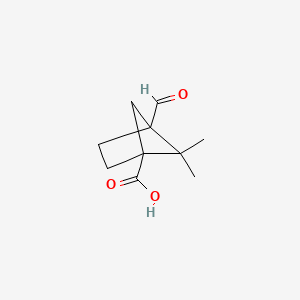 4-Formyl-5,5-dimethylbicyclo[2.1.1]hexane-1-carboxylic acid