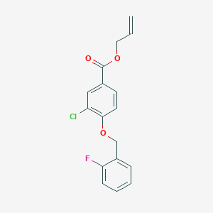 Allyl 3-chloro-4-((2-fluorobenzyl)oxy)benzoate