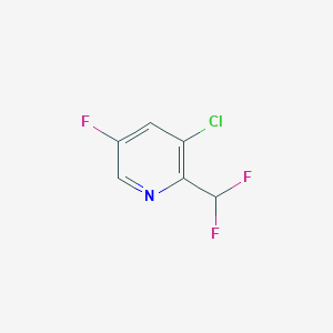 3-Chloro-2-(difluoromethyl)-5-fluoropyridine