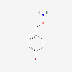 molecular formula C7H8FNO B1302418 O-(4-Fluorobenzyl)hydroxylamine CAS No. 1782-40-7