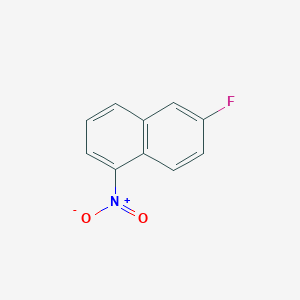 molecular formula C10H6FNO2 B13024187 6-Fluoro-1-nitronaphthalene 