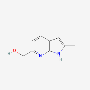 {2-methyl-1H-pyrrolo[2,3-b]pyridin-6-yl}methanol