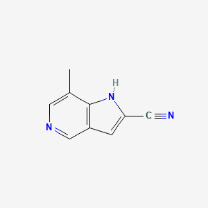 7-Methyl-1H-pyrrolo[3,2-c]pyridine-2-carbonitrile