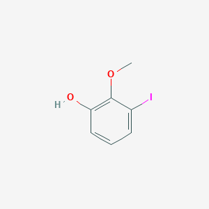 molecular formula C7H7IO2 B13024277 3-Iodo-2-methoxyphenol 