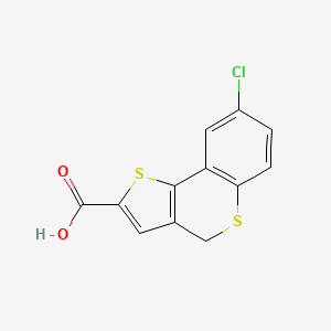 molecular formula C12H7ClO2S2 B1302432 8-chloro-4H-thieno[3,2-c]thiochromene-2-carboxylic acid CAS No. 255395-56-3