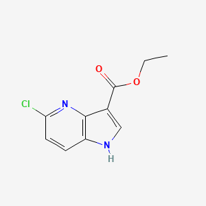 ethyl 5-chloro-1H-pyrrolo[3,2-b]pyridine-3-carboxylate