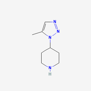 4-(5-methyl-1H-1,2,3-triazol-1-yl)piperidine