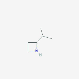 molecular formula C6H13N B13024350 2-(Propan-2-yl)azetidine 