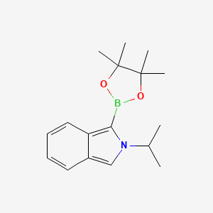 molecular formula C17H24BNO2 B13024366 2-Isopropyl-1-(4,4,5,5-tetramethyl-1,3,2-dioxaborolan-2-yl)-2H-isoindole 