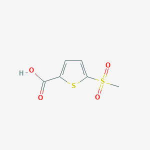 molecular formula C6H6O4S2 B1302437 5-(Methylsulfonyl)thiophene-2-carboxylic acid CAS No. 60166-86-1