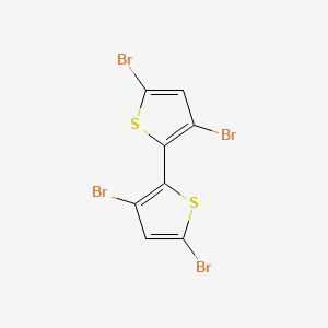 molecular formula C8H2Br4S2 B1302439 3,3',5,5'-四溴-2,2'-联噻吩 CAS No. 125143-53-5