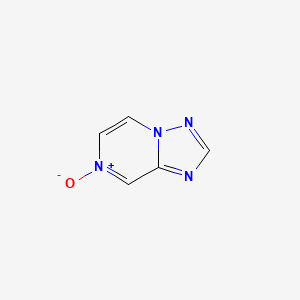 molecular formula C5H4N4O B13024399 [1,2,4]Triazolo[1,5-a]pyrazine 7-oxide 