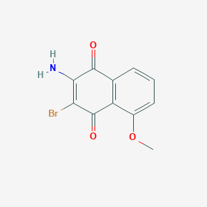 2-Amino-3-bromo-5-methoxynaphthalene-1,4-dione