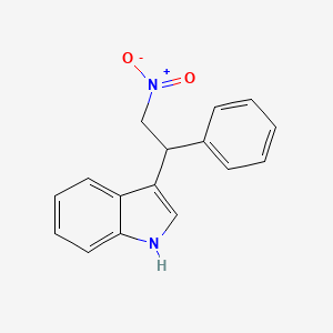 molecular formula C16H14N2O2 B1302442 3-(2-硝基-1-苯乙基)-1H-吲哚 CAS No. 51626-47-2