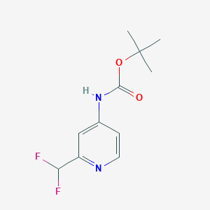 tert-Butyl (2-(difluoromethyl)pyridin-4-yl)carbamate