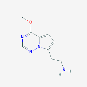 2-(4-Methoxypyrrolo[2,1-f][1,2,4]triazin-7-yl)ethan-1-amine