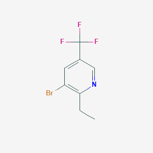 3-Bromo-2-ethyl-5-(trifluoromethyl)pyridine