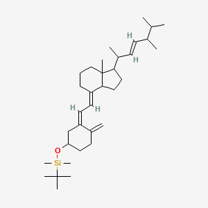 tert-butyl-[(3Z)-3-[(2E)-2-[1-[(E)-5,6-dimethylhept-3-en-2-yl]-7a-methyl-2,3,3a,5,6,7-hexahydro-1H-inden-4-ylidene]ethylidene]-4-methylidenecyclohexyl]oxy-dimethylsilane