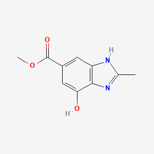 Methyl 4-hydroxy-2-methyl-1H-benzo[D]imidazole-6-carboxylate