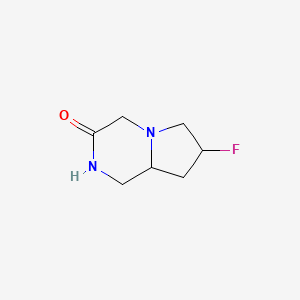 7-Fluorohexahydropyrrolo[1,2-a]pyrazin-3(4H)-one