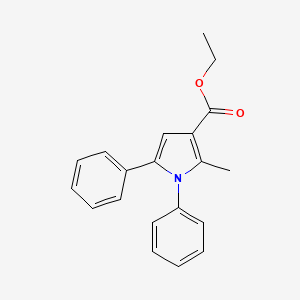 molecular formula C20H19NO2 B1302457 ethyl 2-methyl-1,5-diphenyl-1H-pyrrole-3-carboxylate CAS No. 3652-61-7