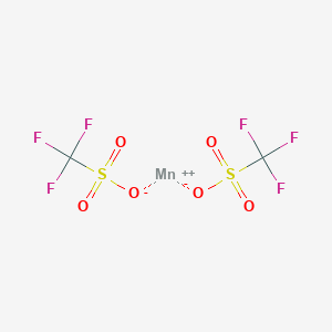 molecular formula C2F6MnO6S2 B13024575 Manganesebis(trifluoromethanesulfonate) 