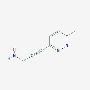 3-(6-Methylpyridazin-3-yl)prop-2-yn-1-amine