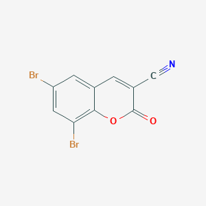 6,8-Dibromo-2-oxo-2H-chromene-3-carbonitrile