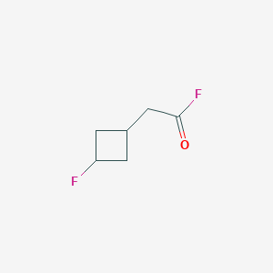 2-(3-Fluorocyclobutyl)acetyl fluoride