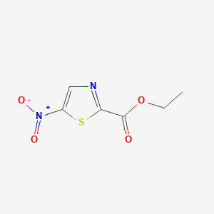 molecular formula C6H6N2O4S B13024628 Ethyl 5-nitrothiazole-2-carboxylate 