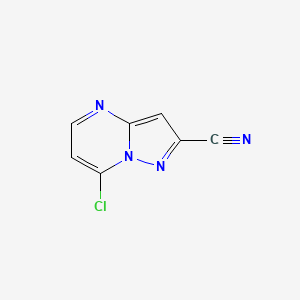 7-Chloropyrazolo[1,5-a]pyrimidine-2-carbonitrile