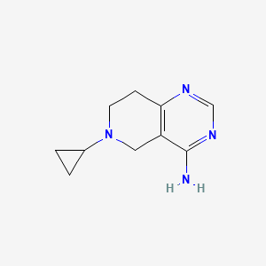 6-Cyclopropyl-5,6,7,8-tetrahydropyrido[4,3-d]pyrimidin-4-amine