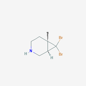 (1R,6R)-7,7-Dibromo-6-methyl-3-azabicyclo[4.1.0]heptane