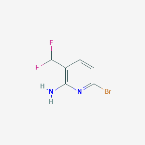 6-Bromo-3-(difluoromethyl)pyridin-2-amine