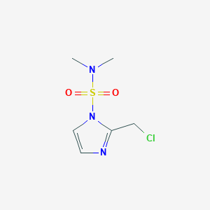 2-(Chloromethyl)-n,n-dimethyl-1h-imidazole-1-sulfonamide