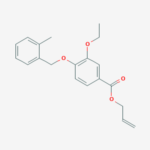 Allyl 3-ethoxy-4-((2-methylbenzyl)oxy)benzoate