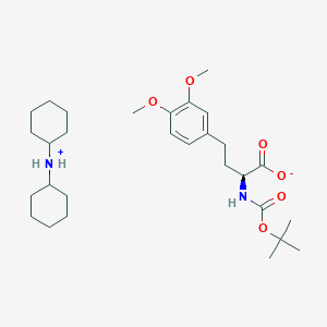 Dicyclohexylammonium (S)-2-((tert-butoxycarbonyl)amino)-4-(3,4-dimethoxyphenyl)butanoate