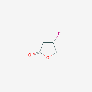 molecular formula C4H5FO2 B13024872 4-Fluorodihydrofuran-2(3H)-one 