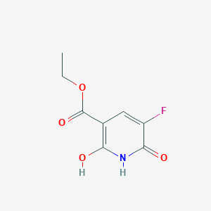 Ethyl 5-fluoro-6-hydroxy-2-oxo-1,2-dihydropyridine-3-carboxylate