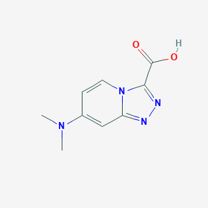 7-(Dimethylamino)-[1,2,4]triazolo[4,3-a]pyridine-3-carboxylicacid