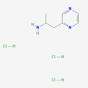 1-(Pyrazin-2-yl)propan-2-amine trihydrochloride