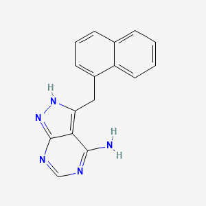 3-(Naphthalen-1-ylmethyl)-1h-pyrazolo[3,4-d]pyrimidin-4-amine