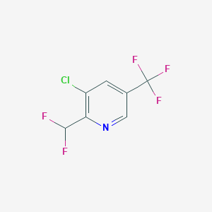 3-Chloro-2-(difluoromethyl)-5-(trifluoromethyl)pyridine