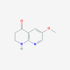 molecular formula C9H10N2O2 B13025015 6-Methoxy-2,3-dihydro-1,8-naphthyridin-4(1H)-one 