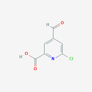 6-Chloro-4-formylpicolinic acid